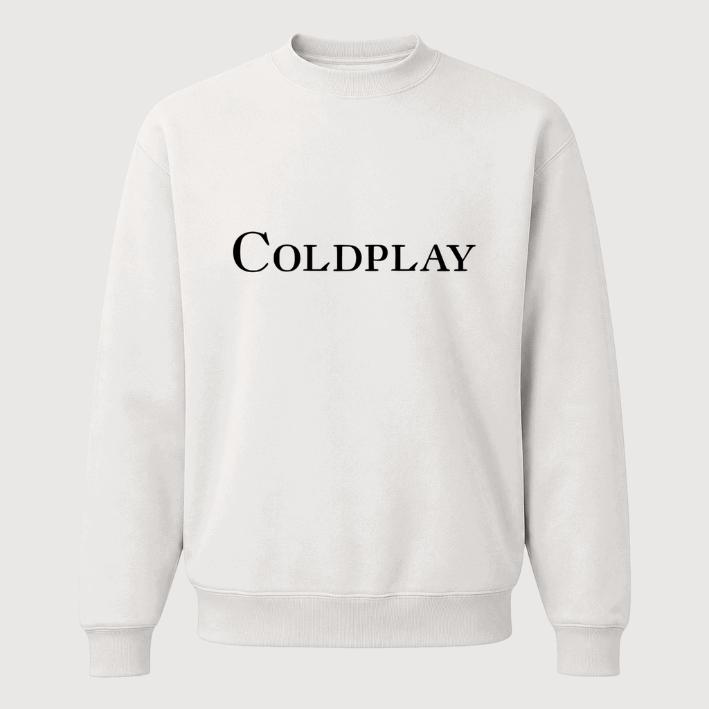 Men's Coldplay Crewneck Sweatshirt - White