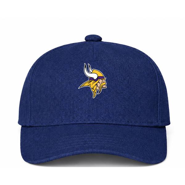 Minnesota Vikings NFL Logo Navy Dad Baseball Cap Hat
