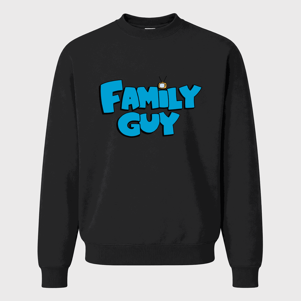 Men's Family Guy Crewneck Sweatshirt - Black