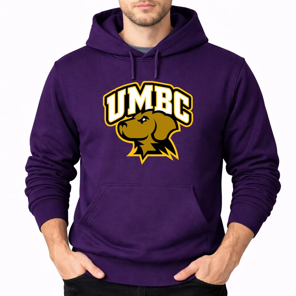 Men's UMBC Retrievers Pullover Hoodie - Purple