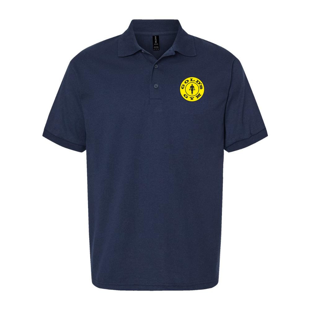 Men's Gold's Gym Dry Blend Polo - Navy