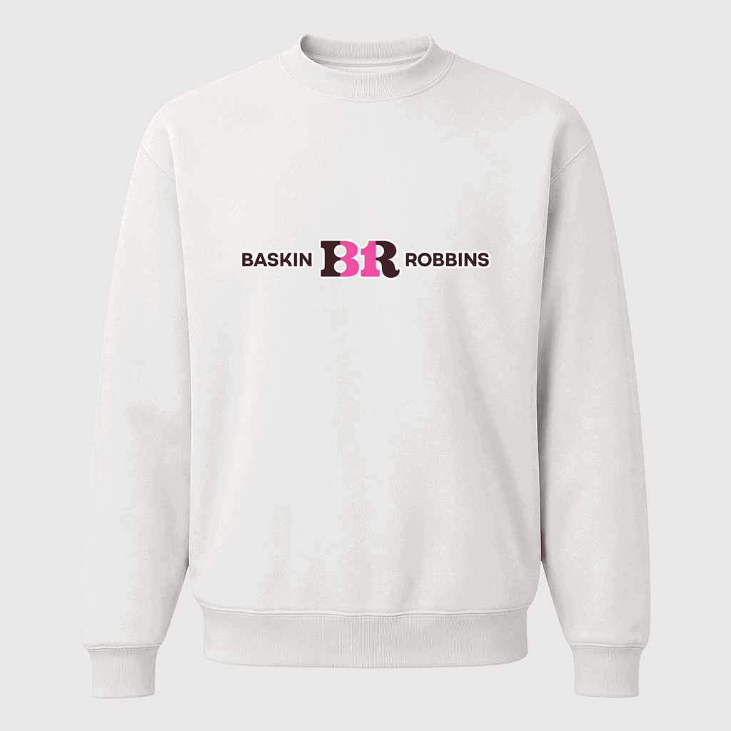 Men's Baskin-Robbins Crewneck Sweatshirt - White
