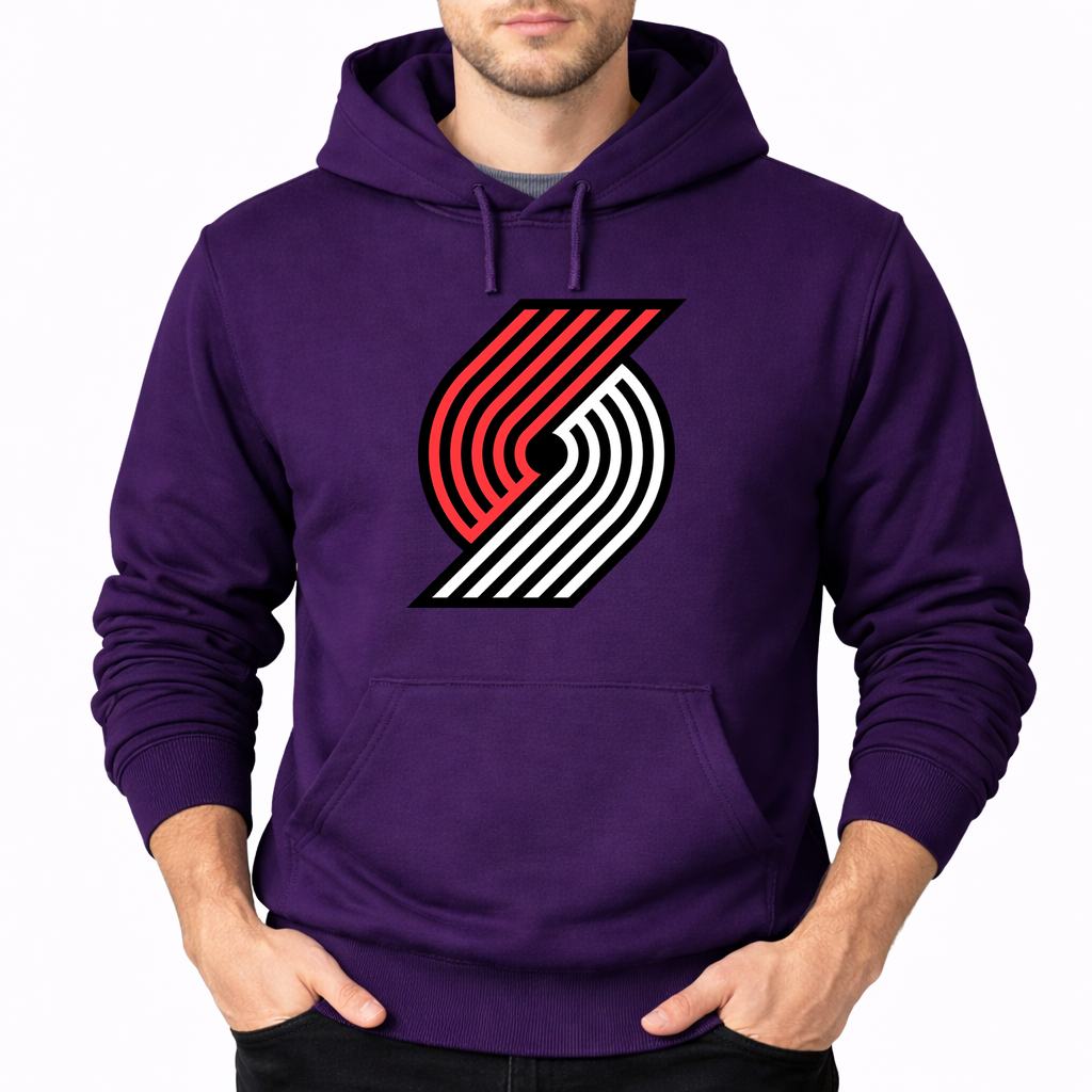 Men's Portland Trail Blazers Pullover Hoodie - Purple