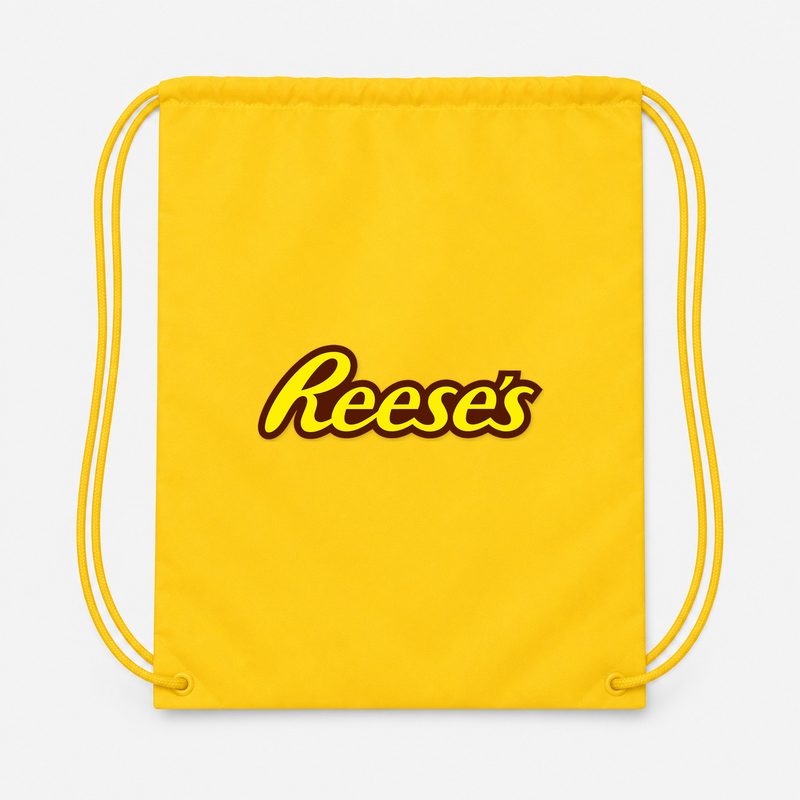 Reeses Food Drawstring Bag - Yellow