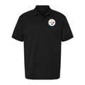 Men's Pittsburgh Steelers Dry Blend Polo - Black
