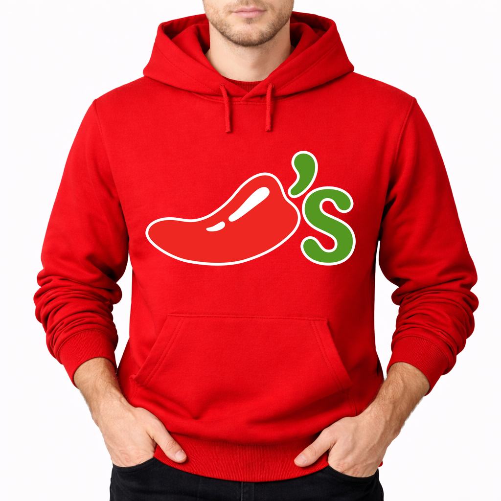 Men's Chili's Pullover Hoodie - Red