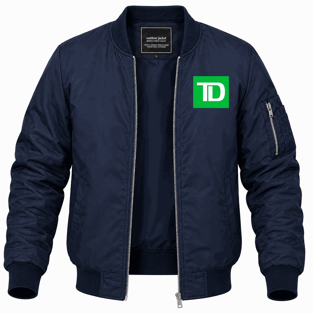 Men's TD Bank Lightweight Bomber Jacket - Navy