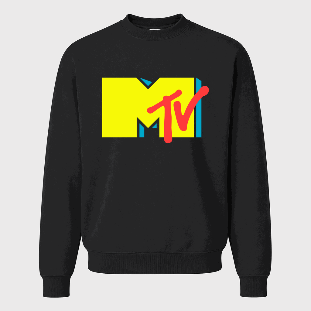 Men's MTV Crewneck Sweatshirt - Black