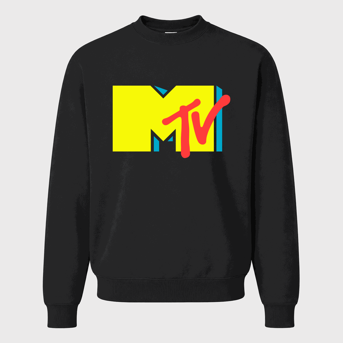 Men's MTV Crewneck Sweatshirt - Black