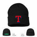 MLB Texas Rangers Beanie Hat - Black