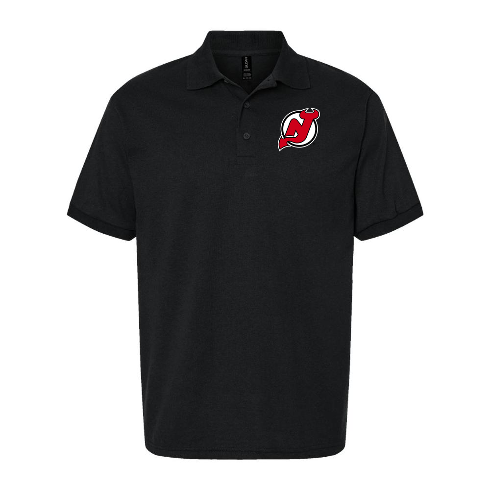 Men's New Jersey Devils Dry Blend Polo - Black