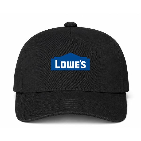 Lowe's Logo Black Dad Baseball Cap Hat