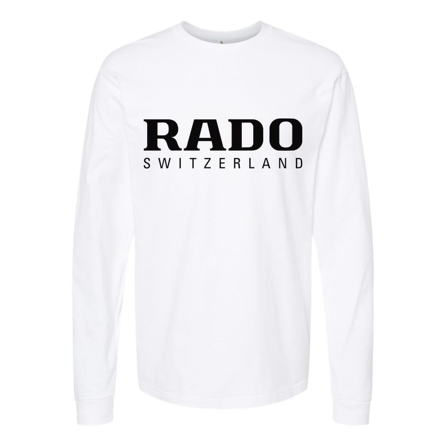 Men's Rado Long sleeves Cotton Blend T-Shirt - White