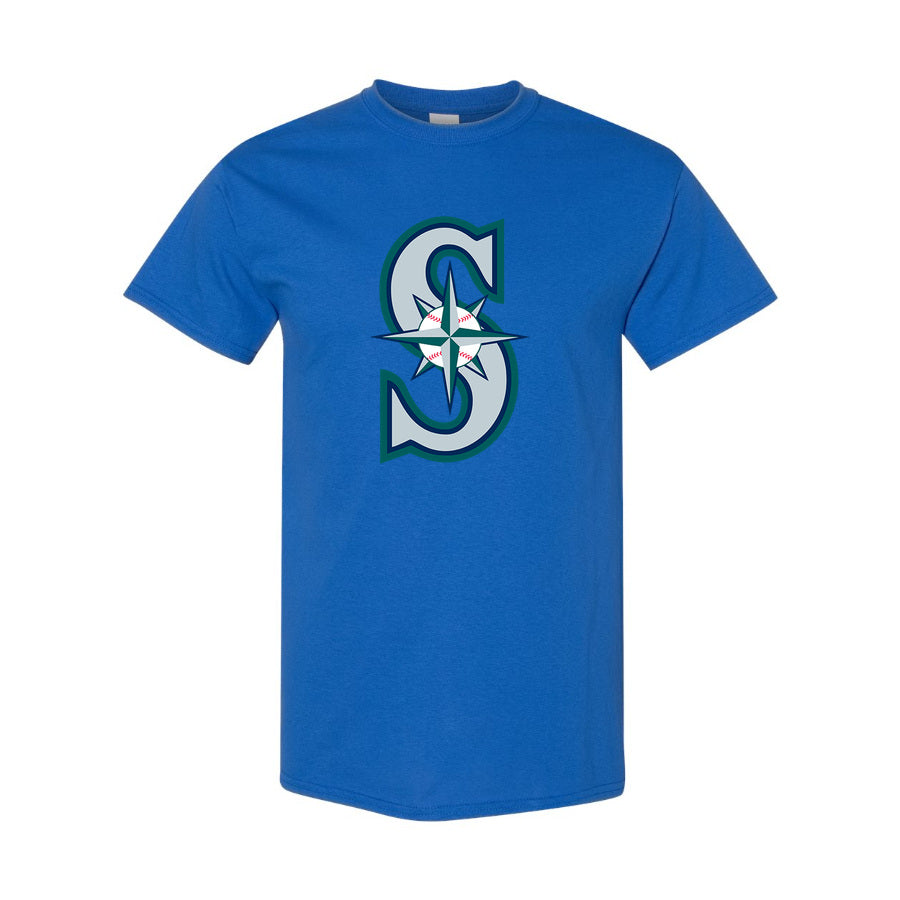 Men's Seattle Mariners Cotton T-Shirt - Blue