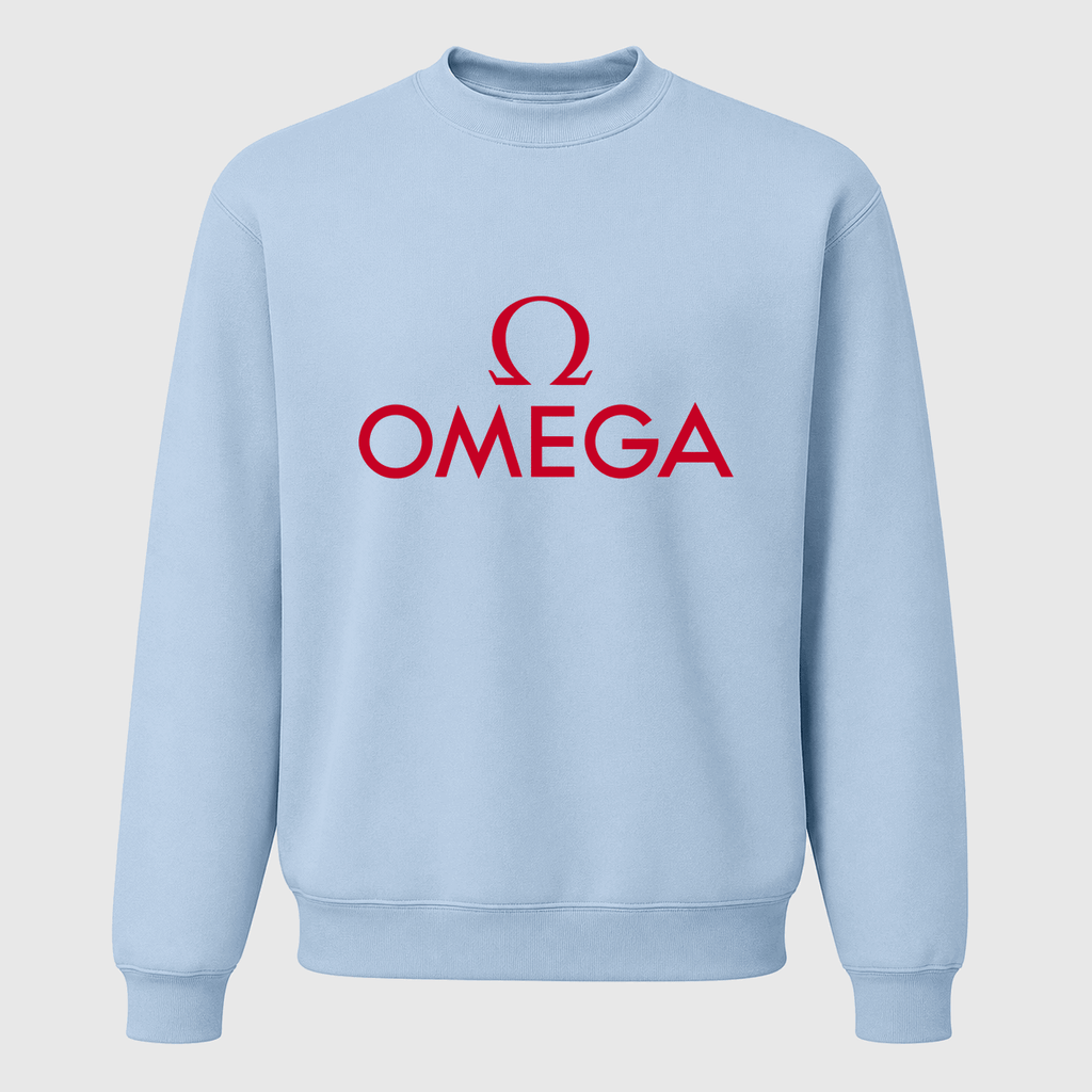 Men's Omega Crewneck Sweatshirt - Sky Blue