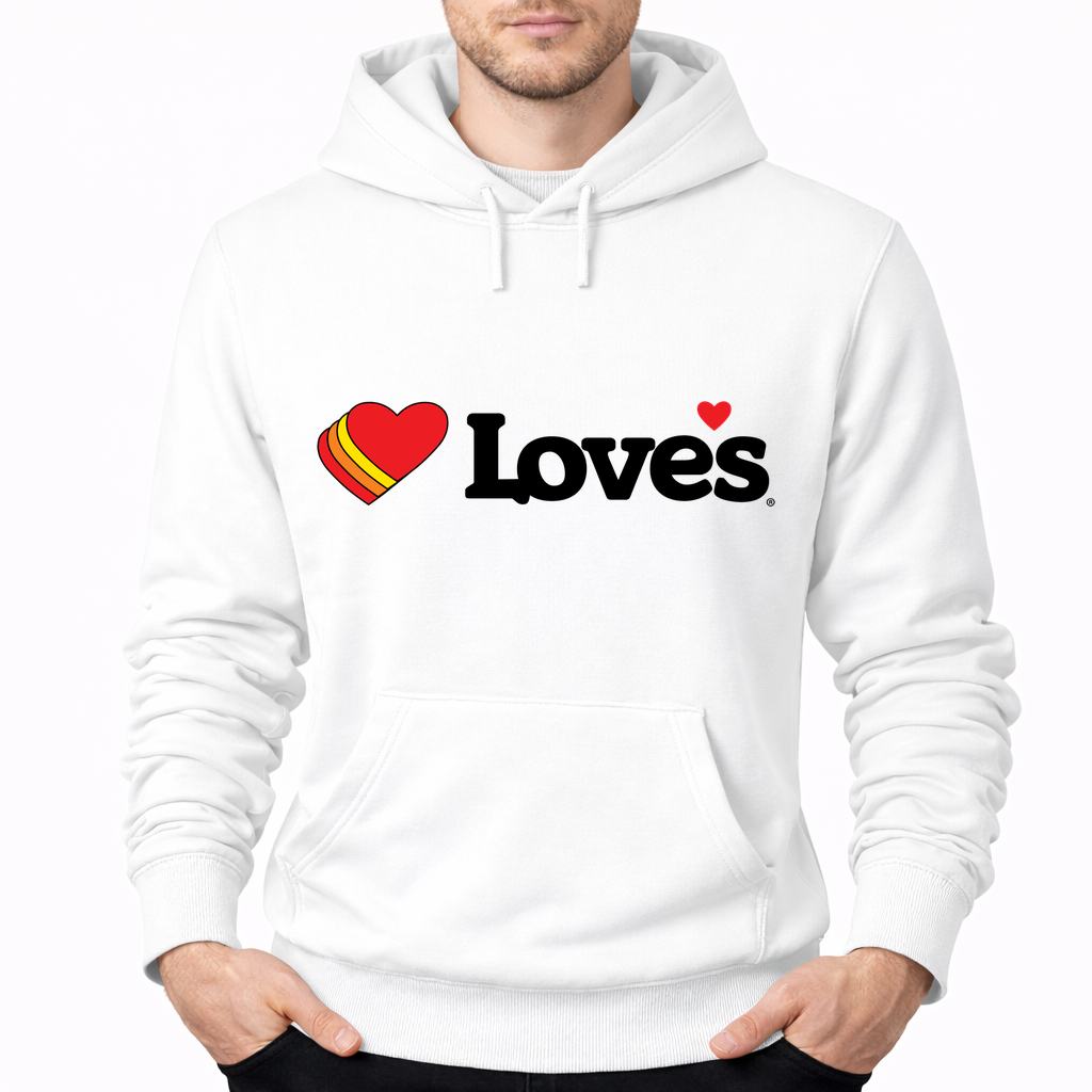 Men's Love's Travel Stops Pullover Hoodie - White