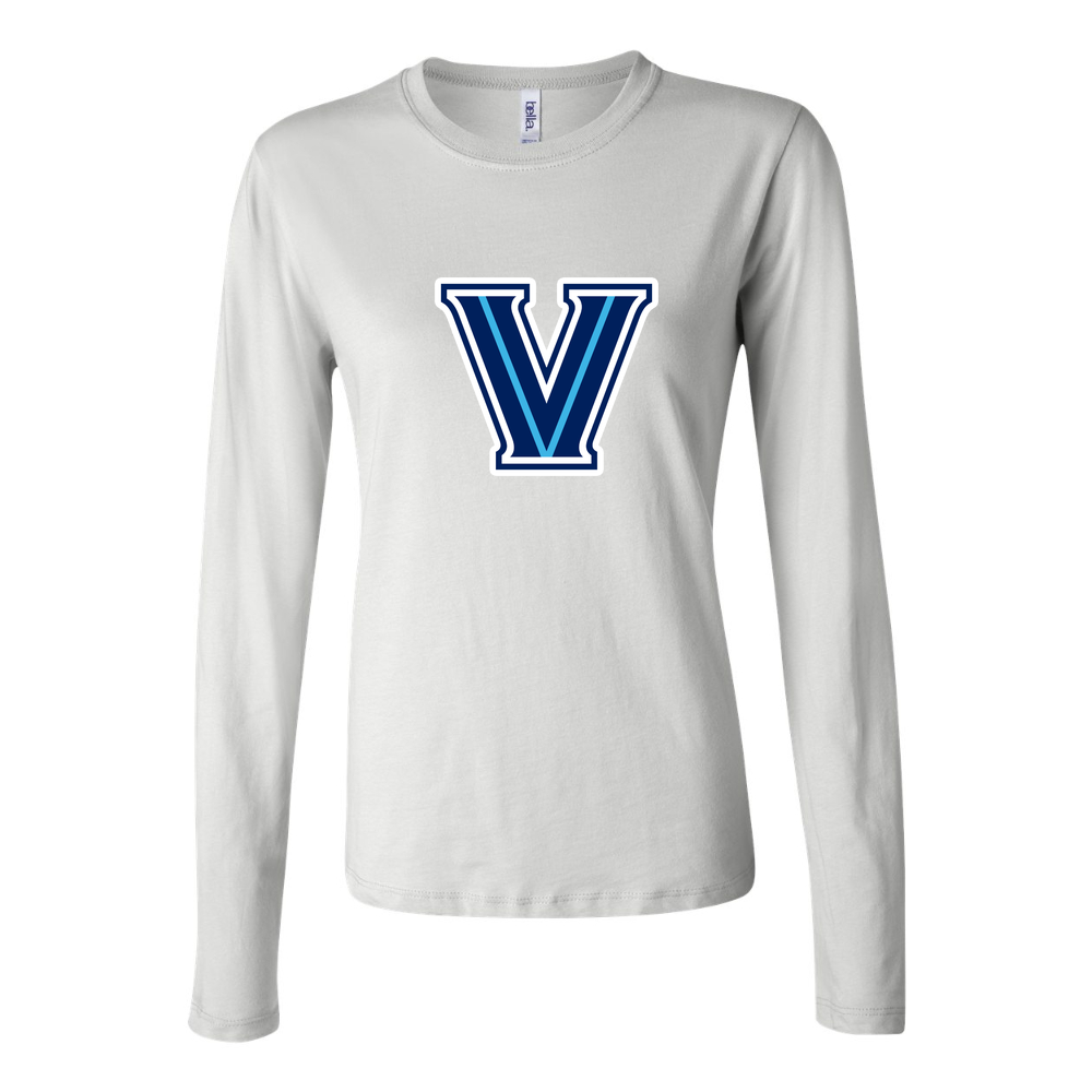 Women's Villanova Wildcats Long Sleeve T-Shirt - White
