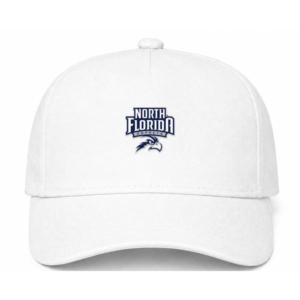 UNF Ospreys Logo White Dad Baseball Cap Hat