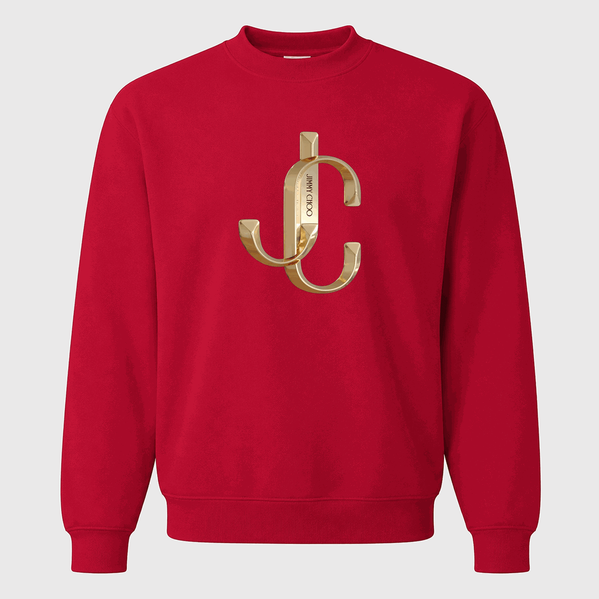 Men's Jimmy Choo Crewneck Sweatshirt - Red