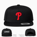 MLB Philadelphia Phillies Snapback Hat - Black
