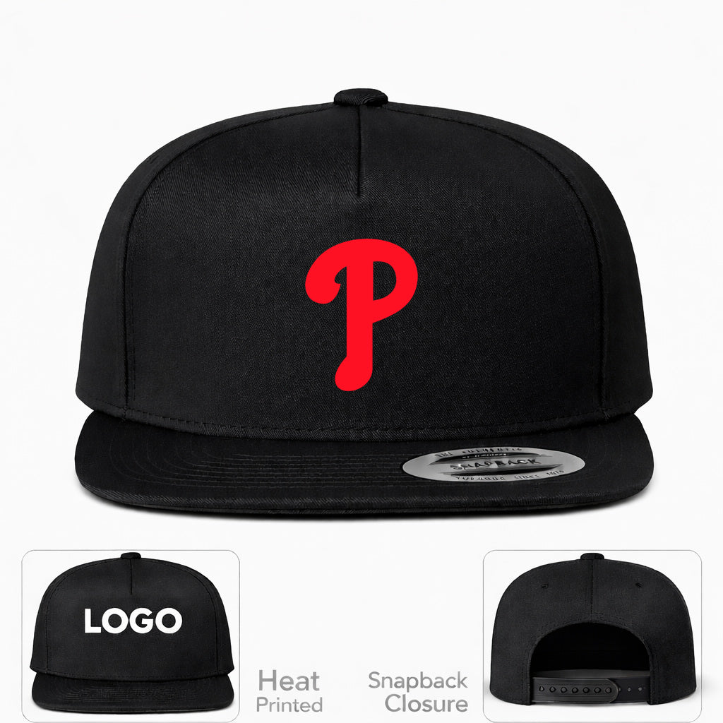 MLB Philadelphia Phillies Snapback Hat - Black