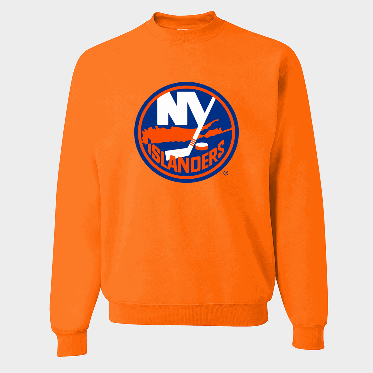 Men's New York Islanders Crewneck Sweatshirt - Orange