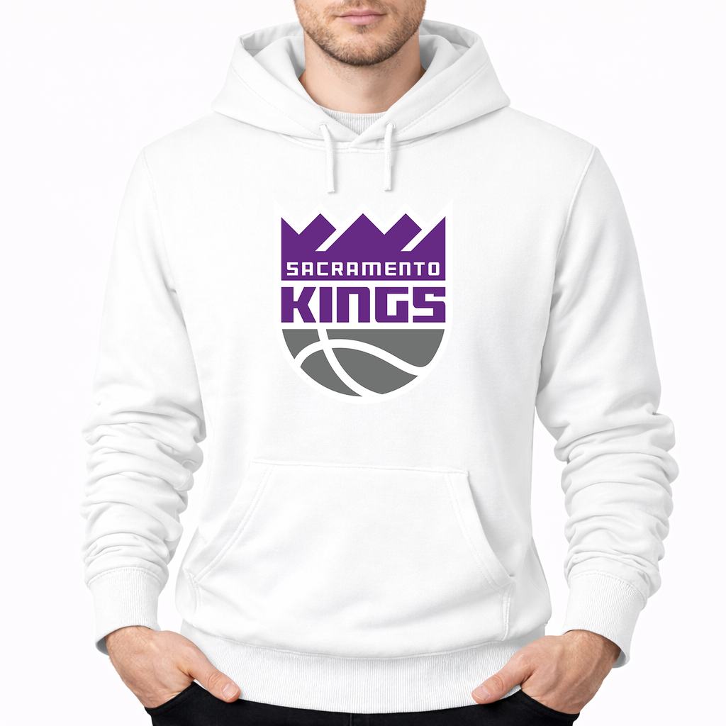 Men's Sacramento Kings Pullover Hoodie - White
