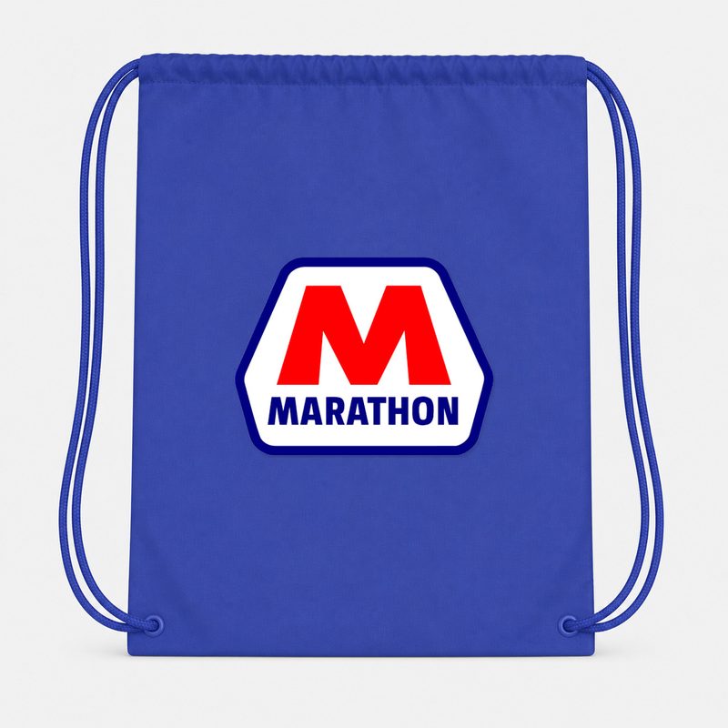 Marathon Drawstring Bag - Blue