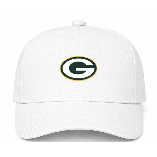 Green Bay Packers NFL Logo White Dad Baseball Cap Hat