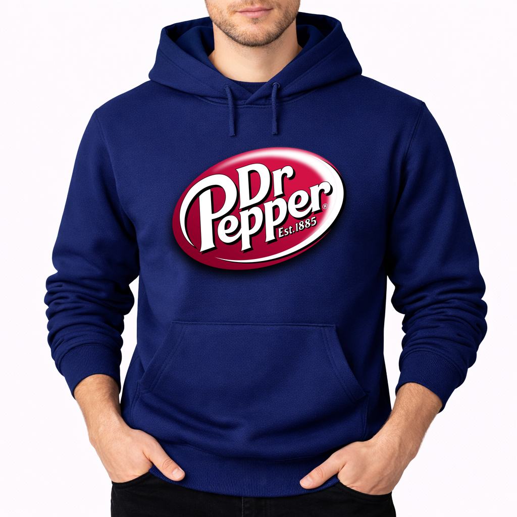 Men's Dr Pepper Pullover Hoodie - Navy
