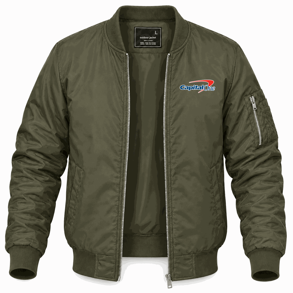 Men's Capital One Lightweight Bomber Jacket - Army Green