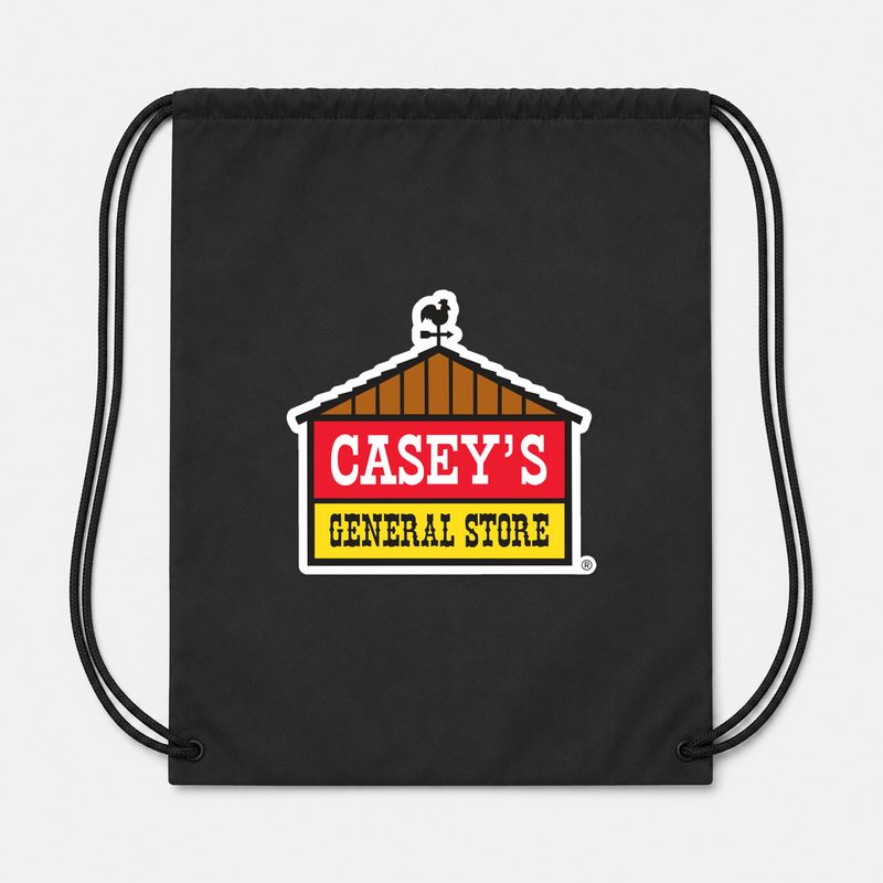 Caseys General Stores Drawstring Bag - Black