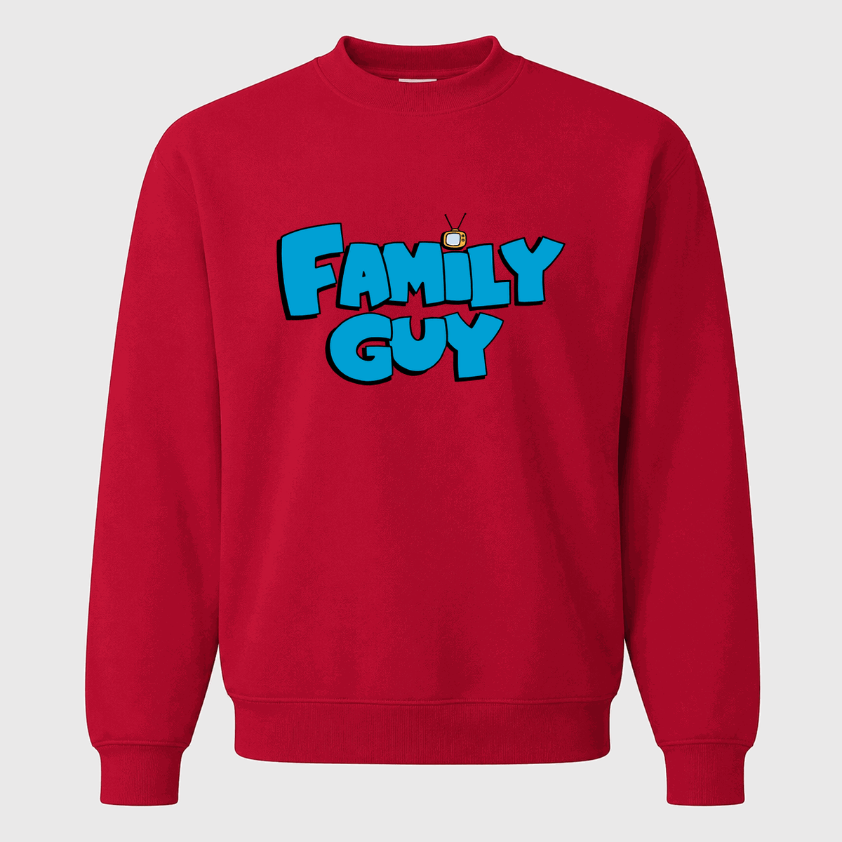 Men's Family Guy Crewneck Sweatshirt - Red