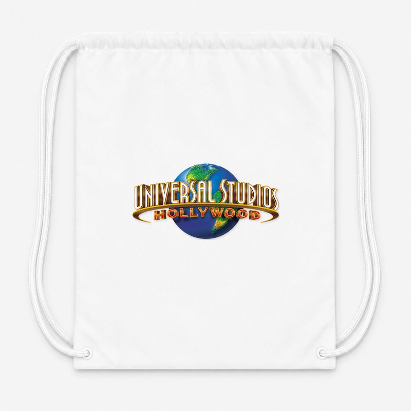Universal Studios Hollywood Drawstring Bag - White