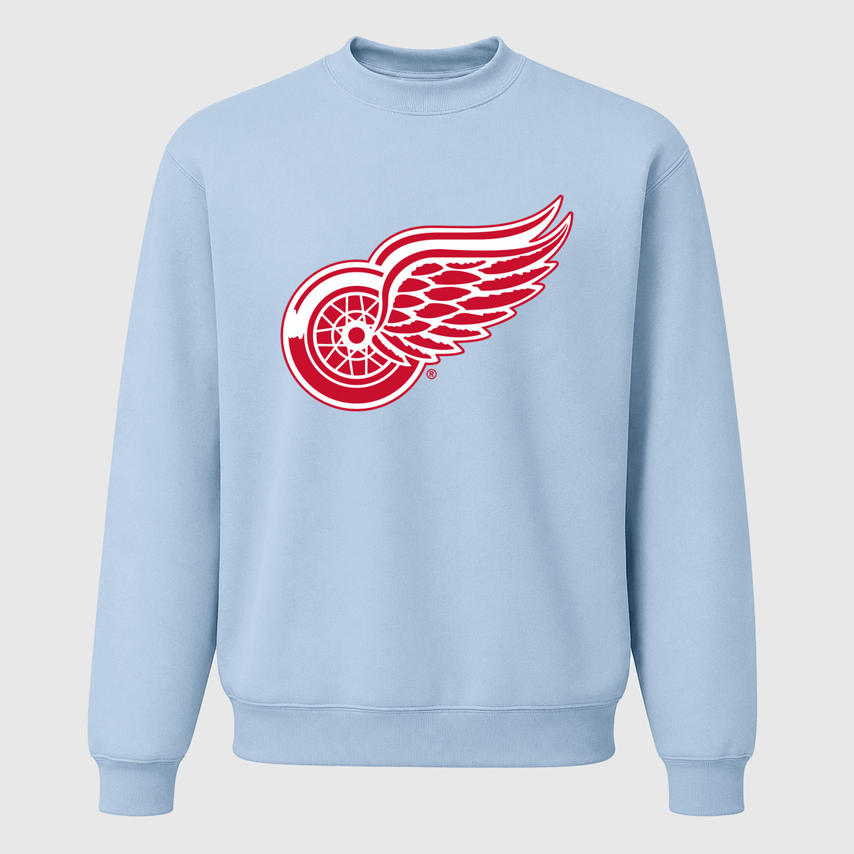 Men's Detroit Red Wings Crewneck Sweatshirt - Sky Blue