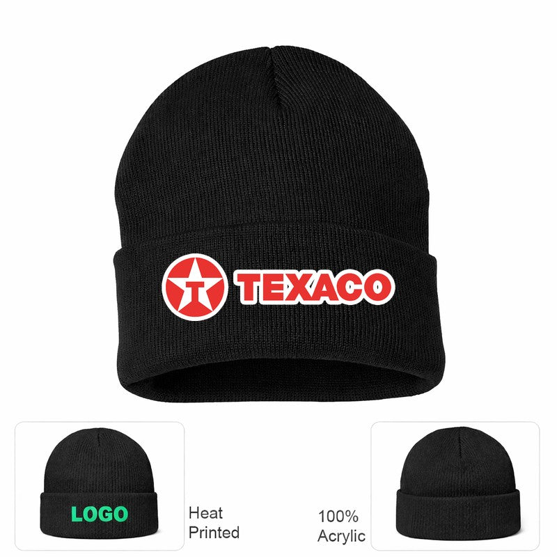 Texaco Black Beanie Hat