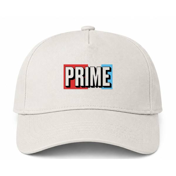 Prime Drink Logo Beige Dad Baseball Cap Hat