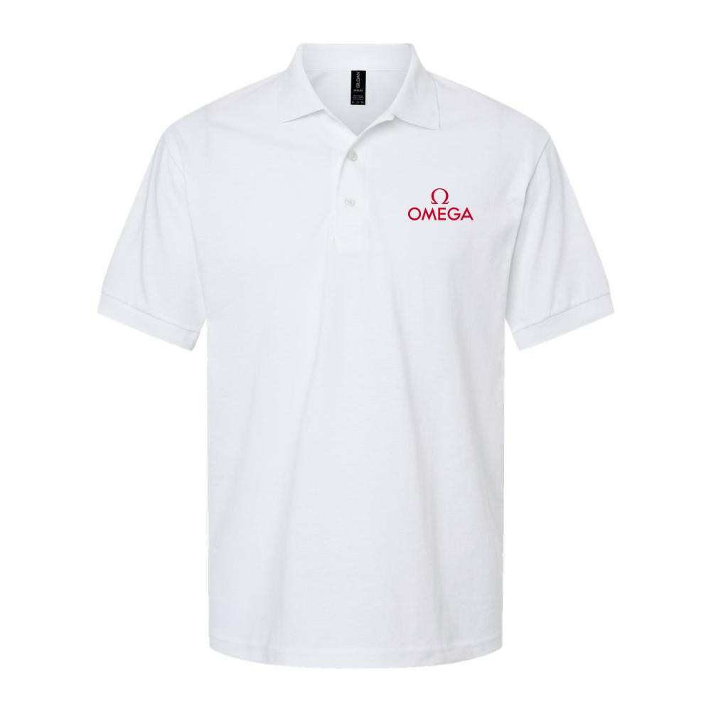 Men's Omega Dry Blend Polo - White