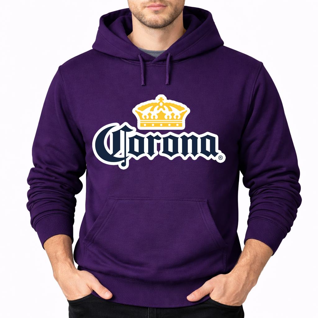 Men's Corona Pullover Hoodie - Purple