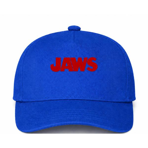 Jaws Logo Version 2 Blue Dad Baseball Cap Hat