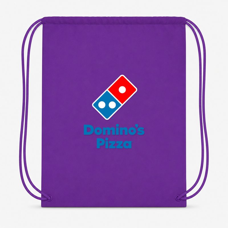 Domino's Pizza Drawstring Bag - Purple