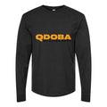 Men's Logo-Qdoba-1536x864 Long sleeves Cotton Blend T-Shirt - Black