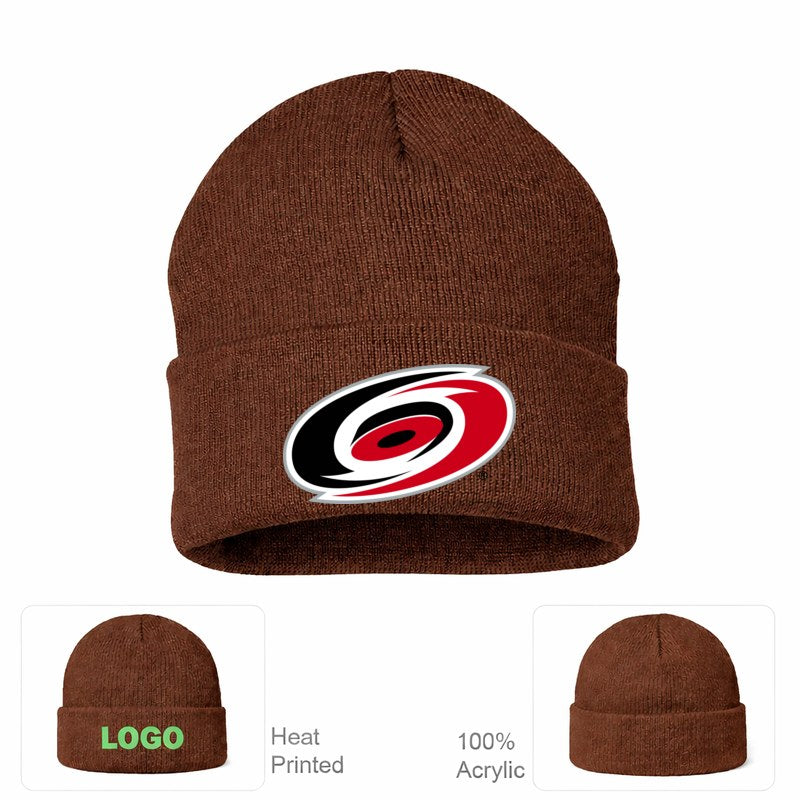 Carolina Hurricanes Brown Beanie Hat