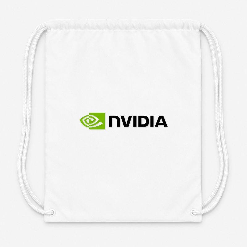 NVIDIA Drawstring Bag - White