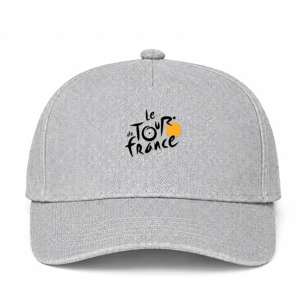 Tour de France Logo Gray Dad Baseball Cap Hat