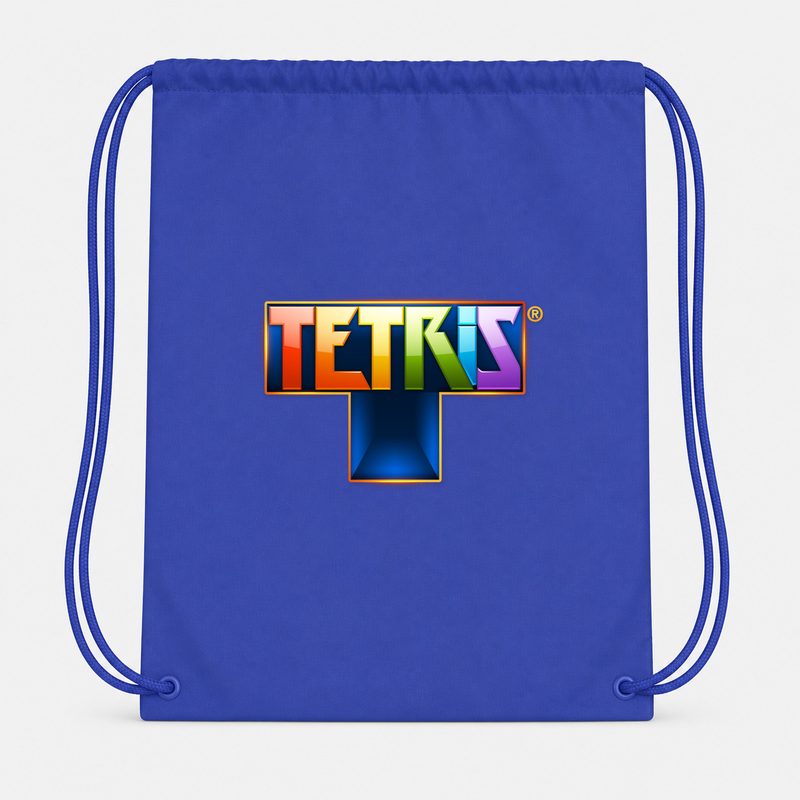 Tetris Drawstring Bag - Blue