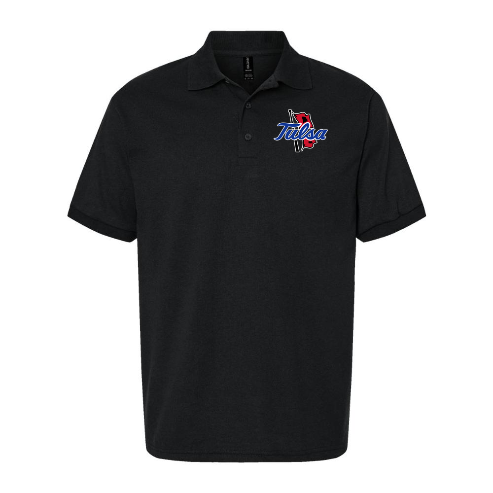 Men's Tulsa Golden Hurricane Dry Blend Polo - Black