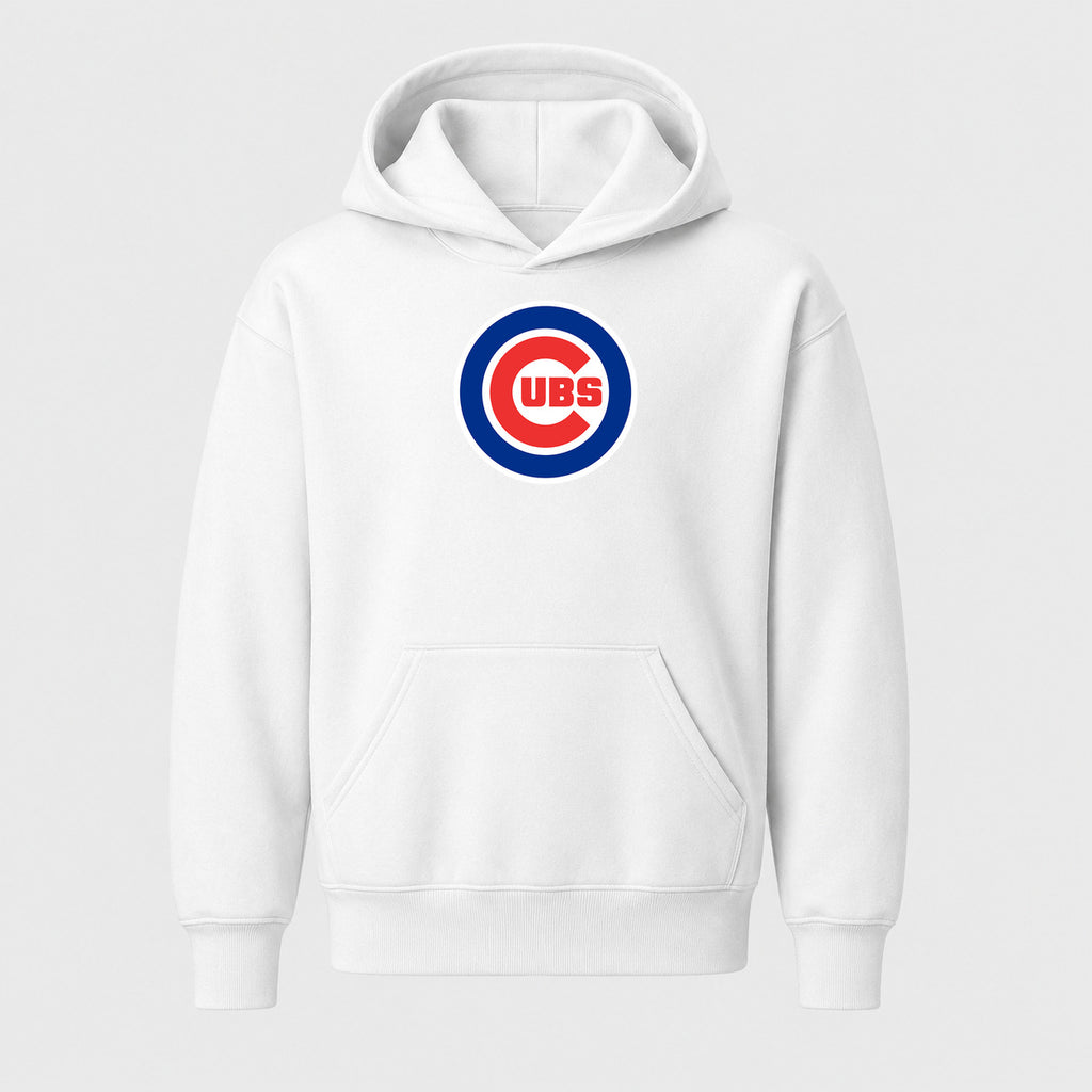 Youth Chicago Cubs Pullover Hoodie - White