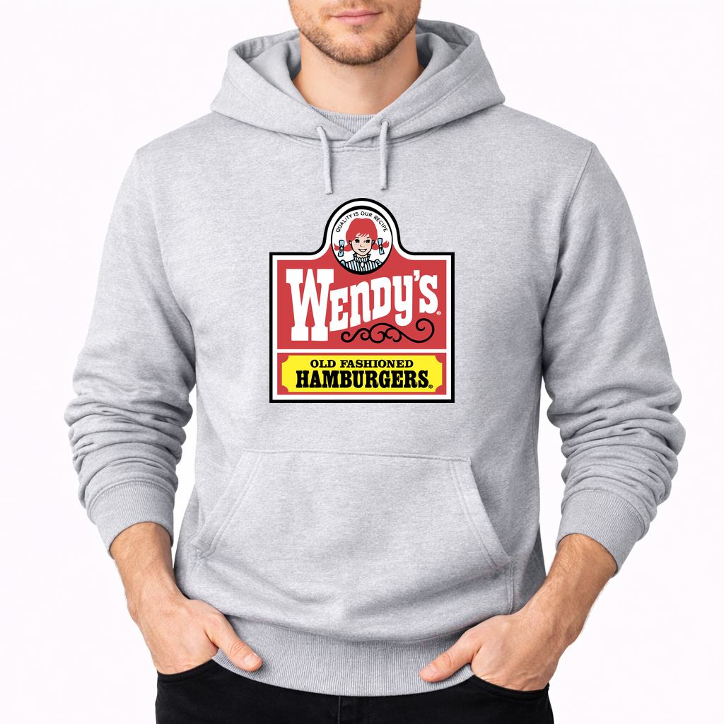 Men's Wendy's Pullover Hoodie - Gray