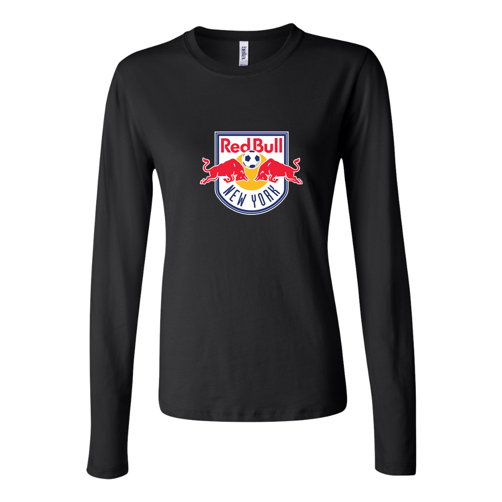 Women's New York Red Bulls Long Sleeve T-Shirt - Black